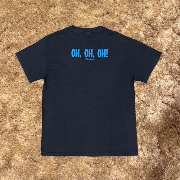 Vintage Office Space 2004 Movie Promo "O Face" T-Shirt Black Medium - Picture 4 of 5